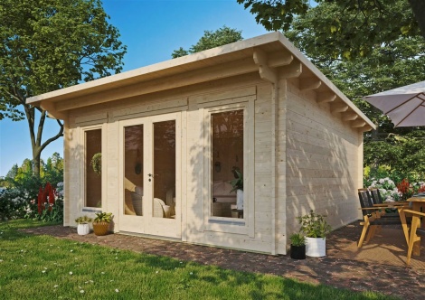 Tyylikäs moderni pihavaja JACOB 44 F | 5.8 x 5.4 m; 44 mm
