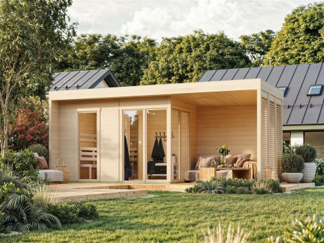 Pihasauna FREYA L 44 PLUS | 5.9 x 2.5 m; 44 mm