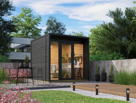 Astel Garden Black Office Box S 70 | 2.8 x 2.5 m; 70 mm